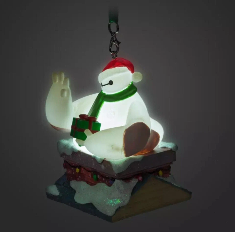 Disney Parks 2022 Sketchbook Ornament Baymax Light Up Living Magic Big Hero 6 - Image 2 of 4