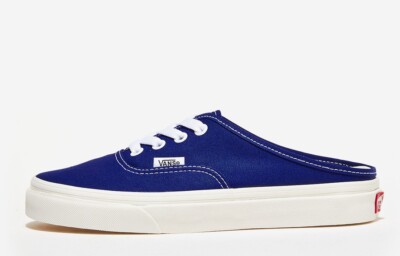 VANS Authentic Mule MEN'S SNEAKERS VN0A54F72BK BLUE COTTON