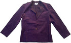 DARK PURPLE SKIRT & JACKET SET - WOMEN'S Size 8 - Brushed Polyester, Ultrasuede — photo 2