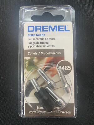 DREMEL 4485 COLLET NUT KIT 5 PIECE QUICK CHANGE BRAND NEW FAST SHIPPING 6799415