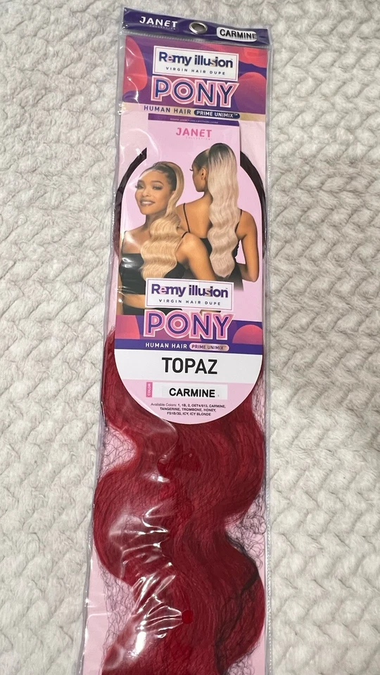 Extensiones de cabello virgen humano cola de caballo cabello ondulado textura suave marca Remy Illusion Foto 4 de 4