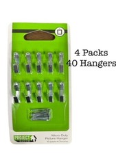 PICTURE HANGERS 4 PACKS Micro With Nails