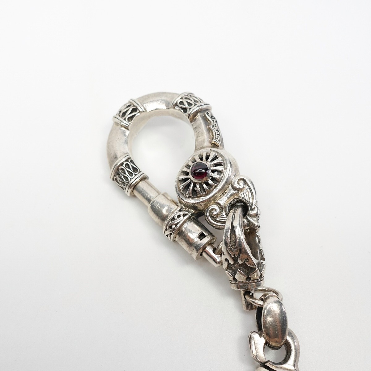 King Baby Studio S Link Wallet Chain Silver .925 Heavy MSRP King Baby Studio S Link Wallet Chain Silver .925 Heavy MSRP