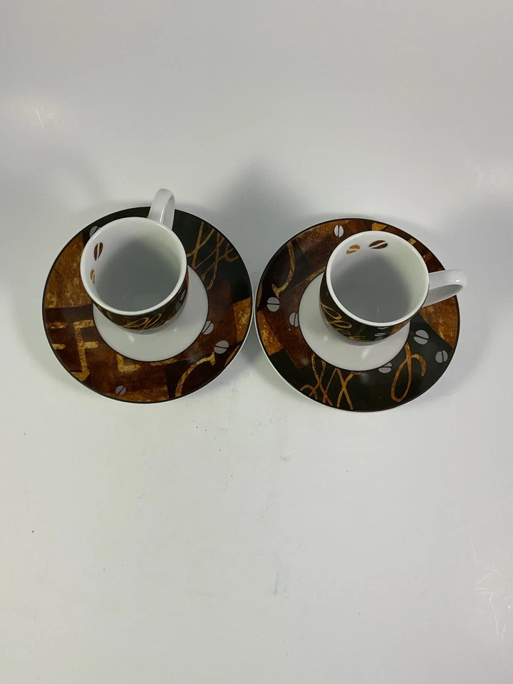 2 juegos de espresso Ritzenoff & Breaker Chile porcelana  Foto 2 de 3