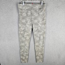 Spanx The Jean-Ish Cropped Legging In Stone Wash Camo Size Medium