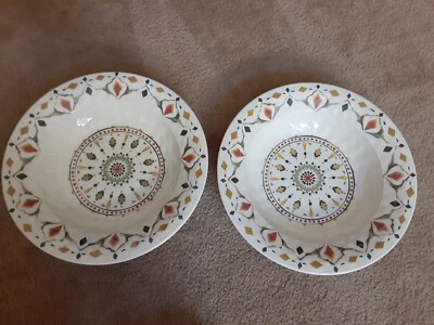 (Lot 2) Melamine Large Salad Pasta serving Bowl 14