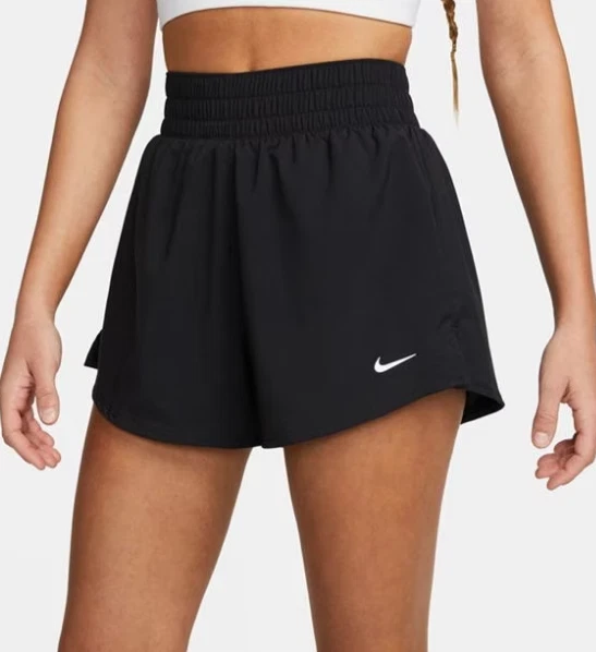 Nike One Dri FIT Women s High Rise 2 in 1 Shorts Ladies UK Size 12