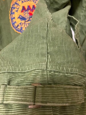 FFA jacket Act Against Automatic green vintage rare length