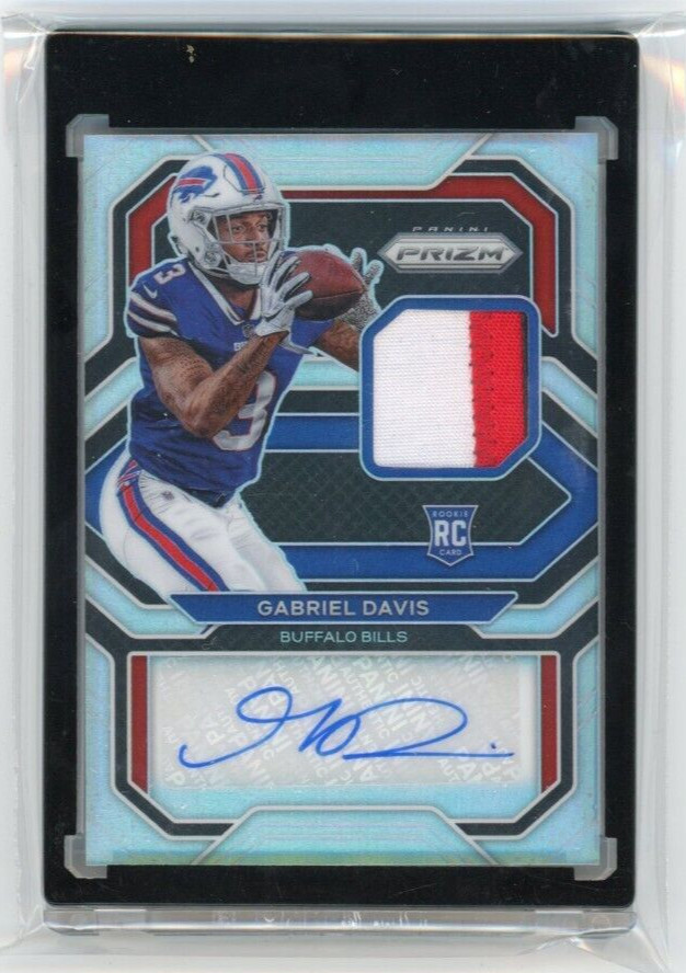 Gabriel Davis Panini Prizm Rookie Patch Autographs #41 Base