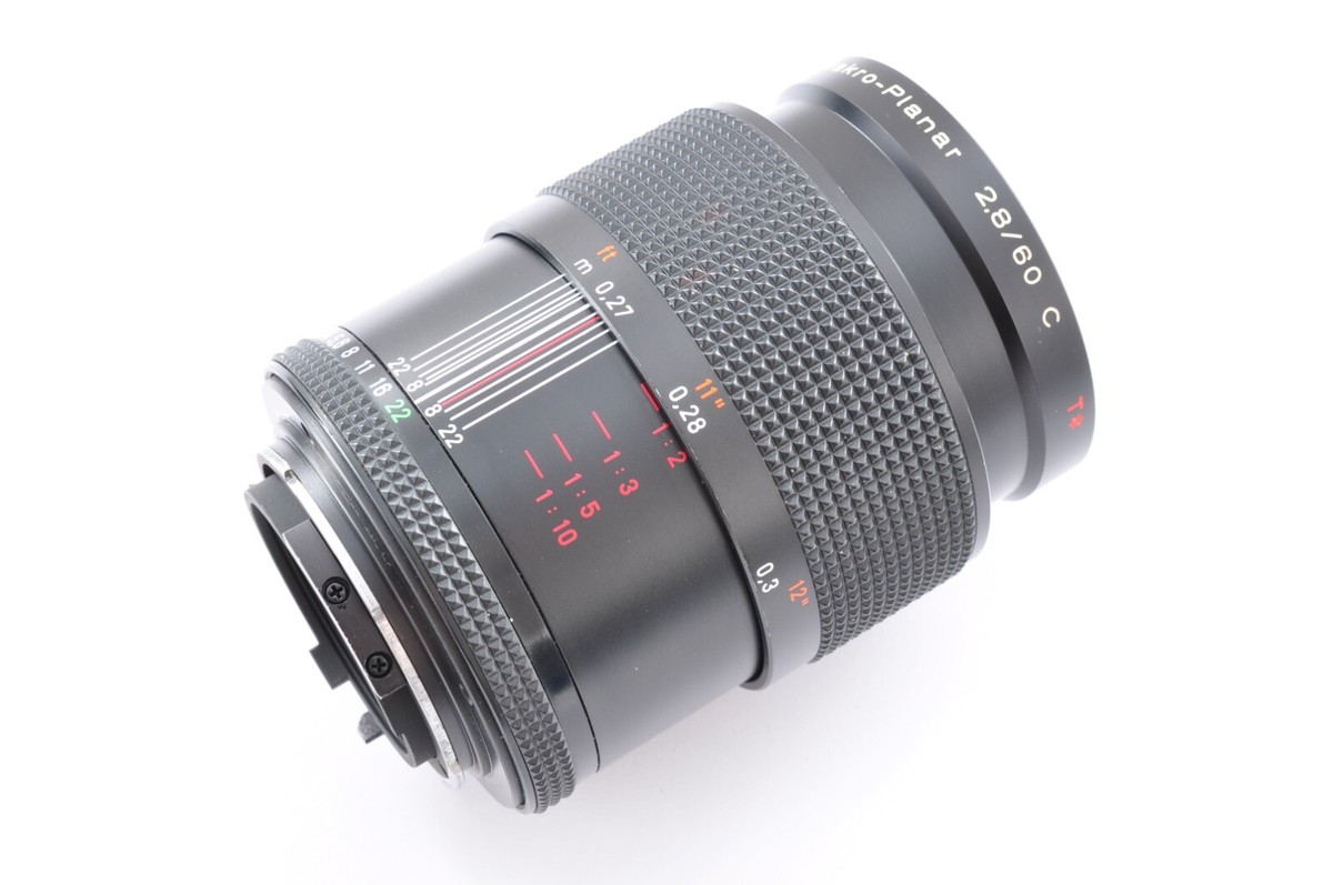 【今週末迄】Zeiss Makro Planar T* 60mm F2.8 C CONTAX CARL ZEISS MAKRO-PLANAR T 60MM F2.8 C MMJ MANUAL FROM