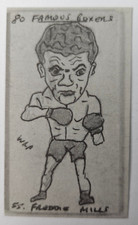 1992 Priddy Antiques 80 Famous Boxers #55 Freddie Mills (A)