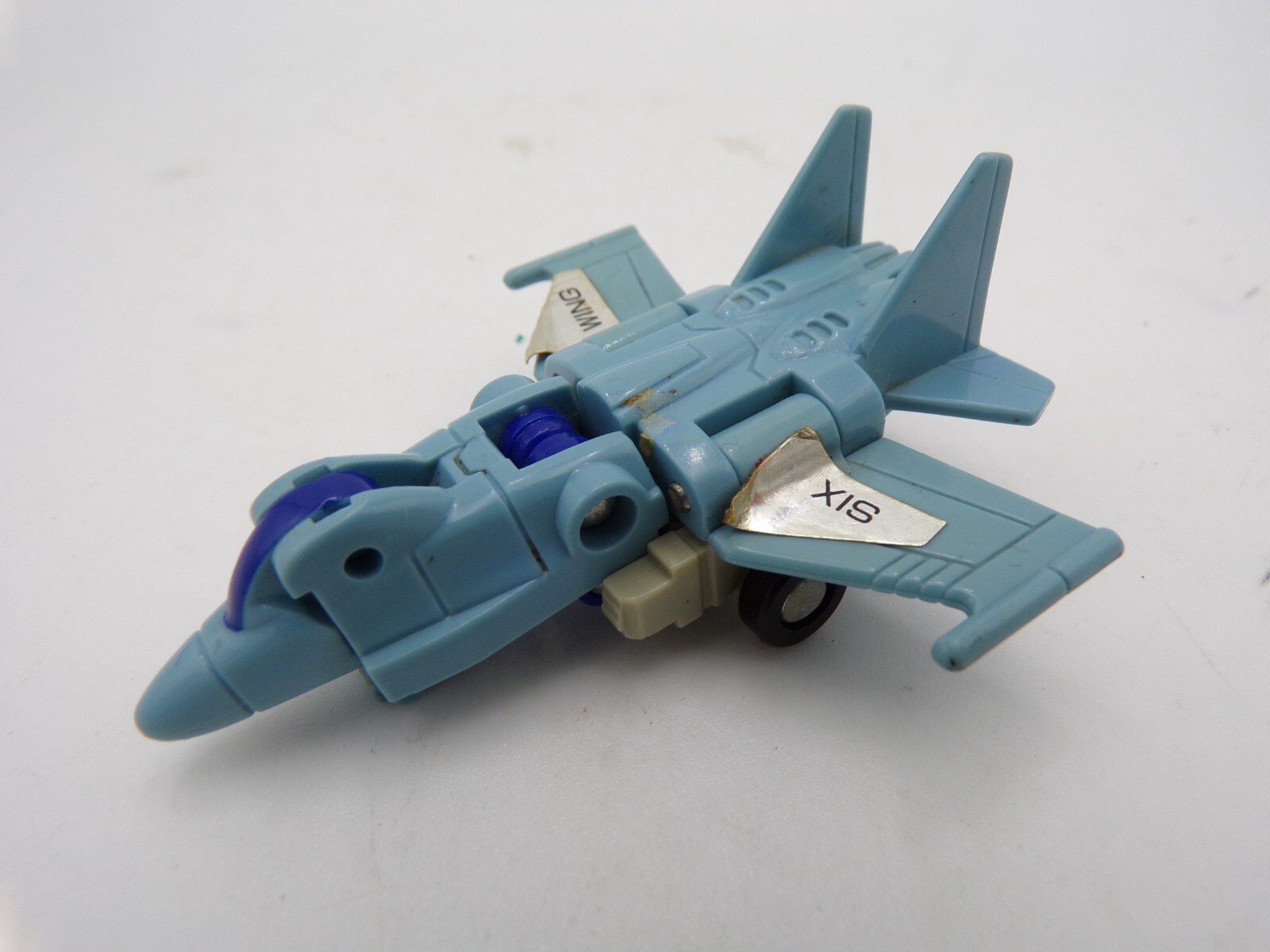 Vintage 90s Takara Japan G1 Transformers TF-02 Micromaster Sixwing Flanker Rare Collectible