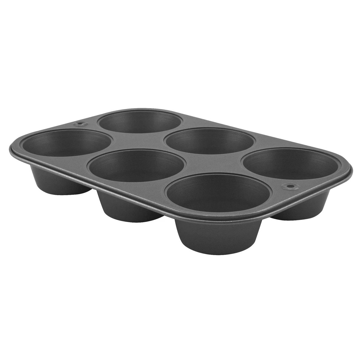 Mainstays 6 Cup Nonstick Jumbo Muffin Pan, Jumbo Cupcake Pan, 3.5 Diameter  Cup