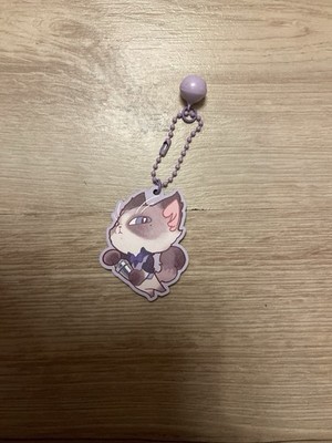 Süße selbstgemachte Katze Schlüsselanhänger, cat Keychain Chibi