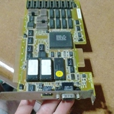 ATI 3D Rage II PCI VGA Graphics Card 2MB EDO RAM Multiple Monitor No Power