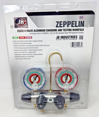 #ad Jb Industries 25233 Charging and testing manifold 4 Valve $274.97