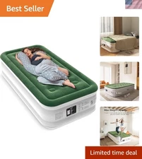 Portable Inflatable Twin Mattress - 2 Min Self-Inflating with Repair Kit