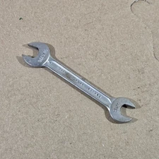 Vintage Indestro Tools 12mm x 13mm Double Open end Wrench 41213 USA