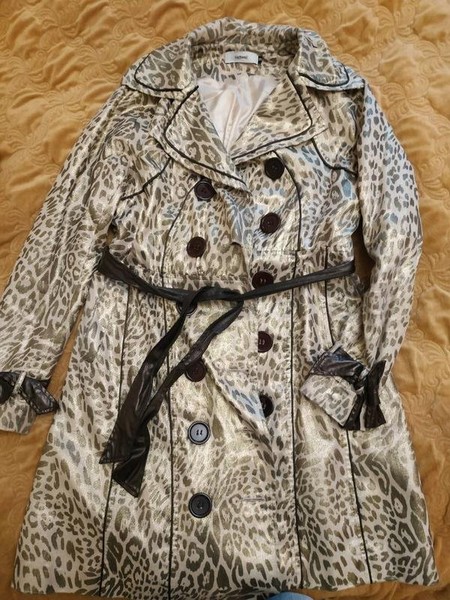 Women Cacharel Trench Coat Beige 36 / S / 44