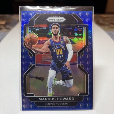 2021-22 Prizm - #218 Markus Howard  75th Anniversary BLUE PRIZM SP Nuggets