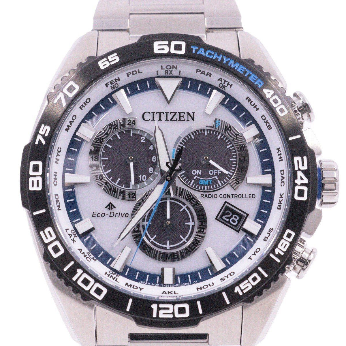 Citizen Promaster CB5034-91A Eco-Drive Radio controlled White 