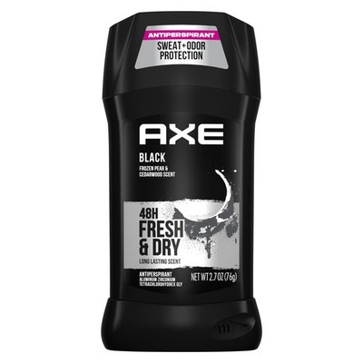 Men s Odor Control Deodorant - AXE Black Antiperspirant 48hr Pack 4x2.7oz