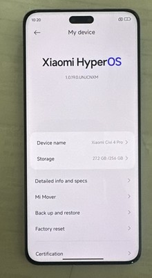 Original Xiaomi Civi4 Pro 256GB ROM 5G Handy Entsperrt Top Zustand