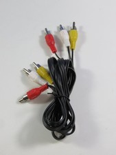 CABLE COMPOSITE X3 RCA TO RCA  NEUF - BRAND NEW (FOR SHARP TWIN FAMICOM AN 500B 