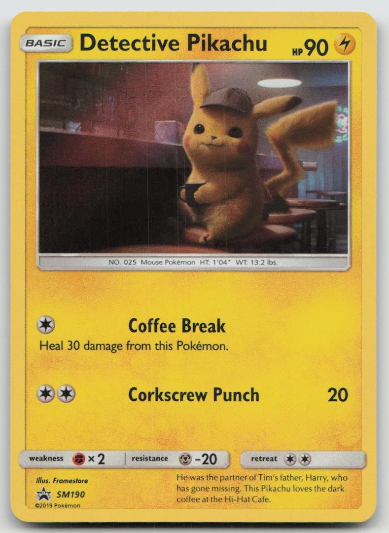 25+ Detective Pikachu SM190 Sm for sale | Updated Oct 2026