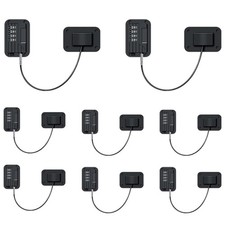 8 pcs Refrigerator Lock Fridge Freezer Door Lock with 4 Digit Lock Password, ...