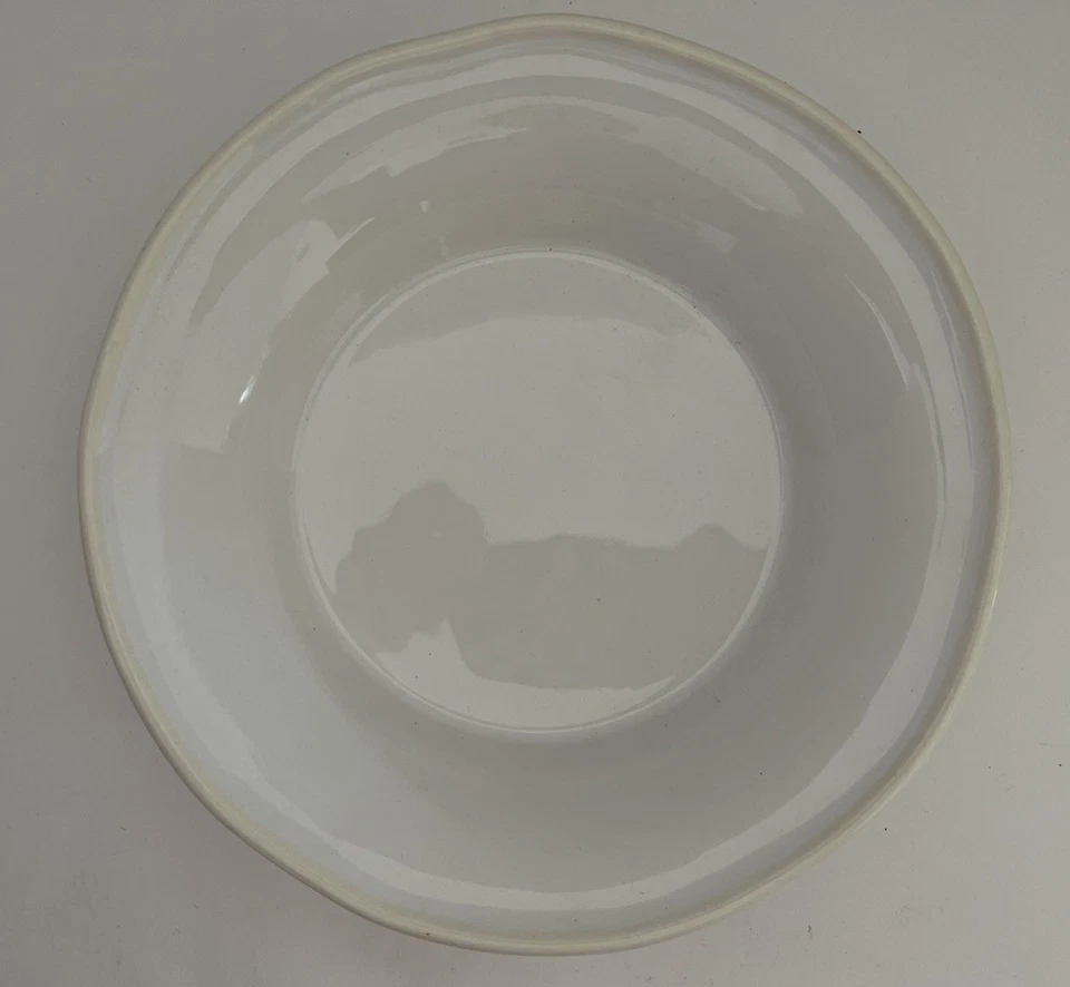 NUEVO Tazón de pasta blanca Viva by Vietri Chroma muestra de tienda ¡9""OFERTA! Foto 3 de 4