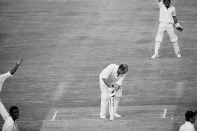 England's opener Brian Close out lbw two off bowling Wayne Daniel- 1976 Photo