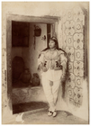 Tunisie – Rue à Tunis : Tirage Albuminé Original D’époque (Circa 1880, 10x15 Cm)