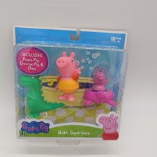 Peppa Pig Bath Squirtees Squirters Bath Toys Peppa Pig, Suzy Sheep Quack New
