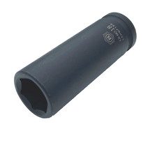 18mm Britool Hallmark 6 pt hex long deep 1/2" dr. drive impact CR-MO socket