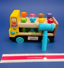 LeapFrog Truck Toddler Tap-a-Peg Wooden with "Hammer" Lights And Sounds Work