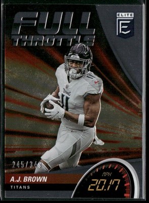 2022 Donruss Elite #FT22 A.J. Brown Full Throttle