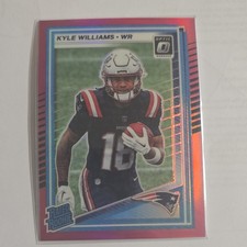 2023 Panini Donruss Optic Kyle Williams Rated Rookie Prizm #245 Patriots