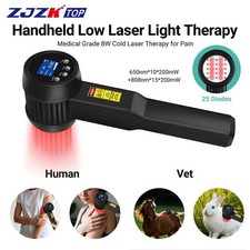 Deep Tissue Infrared Laser Therapy 8W 808nm 650nm for Muscle Pain Recovery