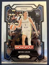 Sevgi Uzun 2024 Panini Prizm WNBA Monopoly Rookie Card #22 Dallas Wings