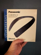PANASONIC WN10 WIRELESS WEARABLE TV NECK SPEAKER BLUETOOTH SC-WN10PP-K - BLACK