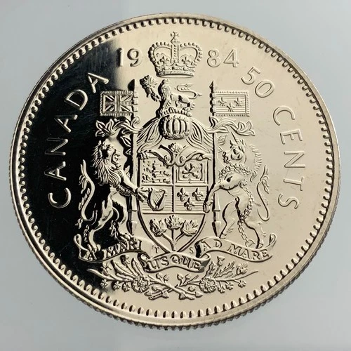1984 Canada 50 Cents — photo from the most recent tracked eBay sale