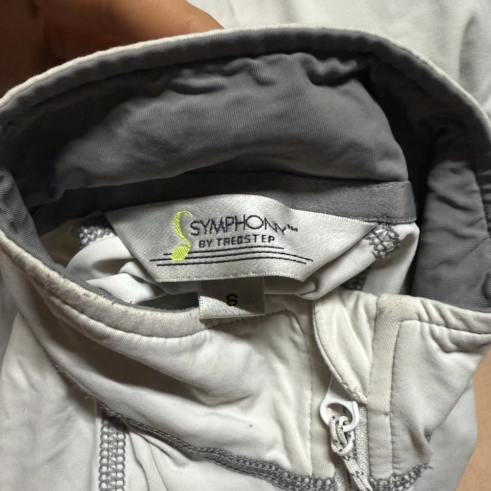 Camiseta para mujer pequeña blanca Tredstep manga larga montar a caballo  Foto 4 de 4