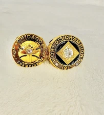 2 PCS Chicago White Sox World Series Ring Complete Set, US SHIP 1906-1917
