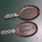 Vintage Wagner Ware Sizzle Server Cast Iron Fajita Skillet Nice Used Condition