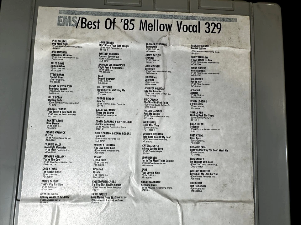 '85 Rock Large Format 4 Track Tape DEMO ONLY Version for Commercial Use Untested - Image 3 of 4