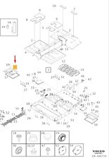 Volvo XC40 Batterie haute tension COUVERTURE DE REGER 322233027 Nouveau authenti