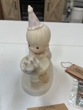 Precious Moments 524298 May Your Every Wish Come True 1992 Trumpet Mark w/ Box