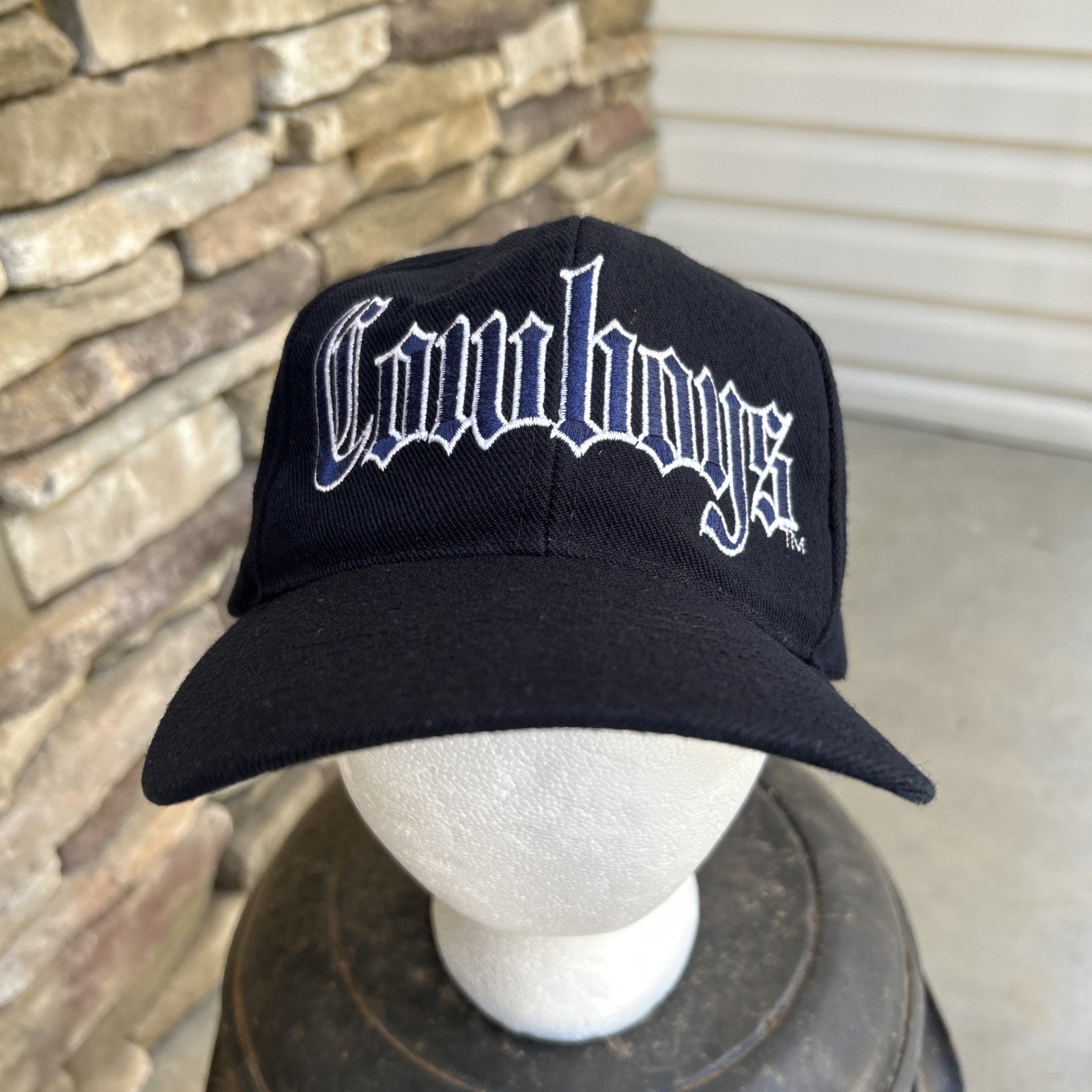 Vintage NFL Dallas Cowboys Old English Drew Pearson SnapBack Hat