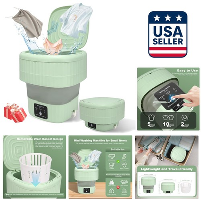#ad Eco Friendly Portable Washing Machine Ideal for Travel Camping amp; Small Spaces $71.99